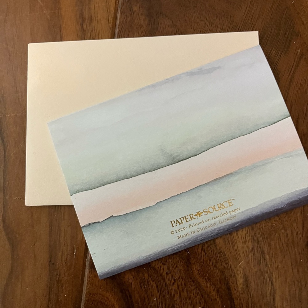 NWT Paper Source Thank You cards and envelopes - Picture 2 of 2